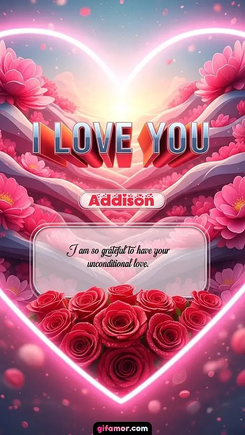 I Love You XXVI Addison