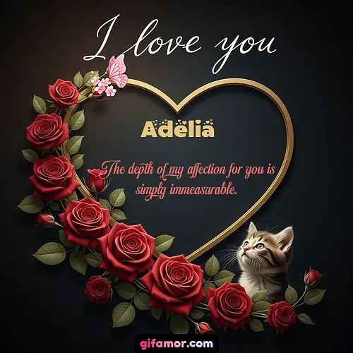 GIF de I love you: The depth of my affection for you is simply immeasurable.