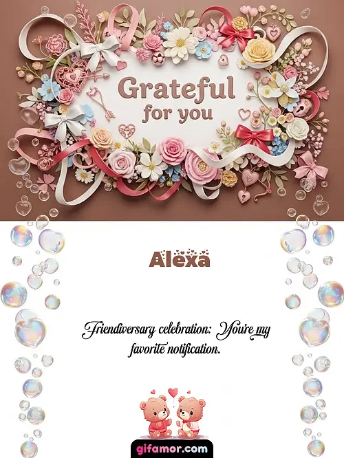Grateful for you Alexa
