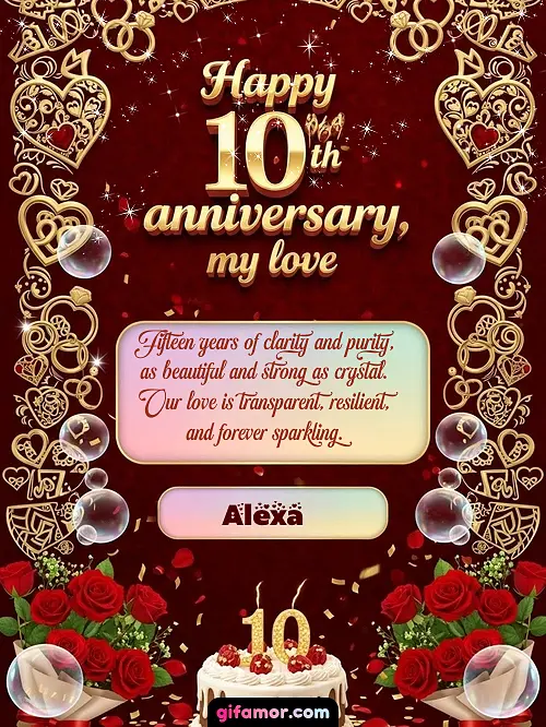 Happy 10th anniversary, my love Alexa