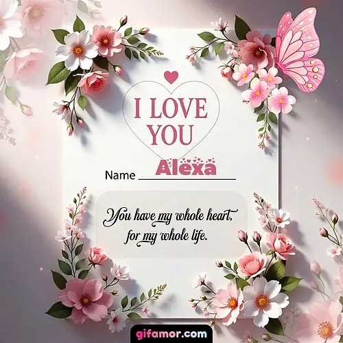 I love you IV Alexa