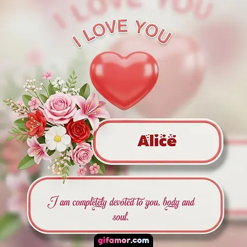 I Love You XI Alice