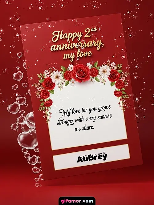 Happy 2st anniversary, my love II Aubrey