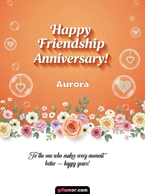 Happy friendship anniversary! III Aurora