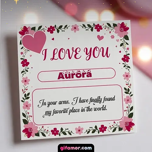 I Love You III Aurora
