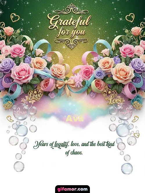 Grateful for you! IV Ava