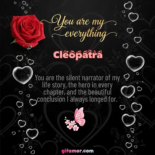 You are my everything I Cleopatra
