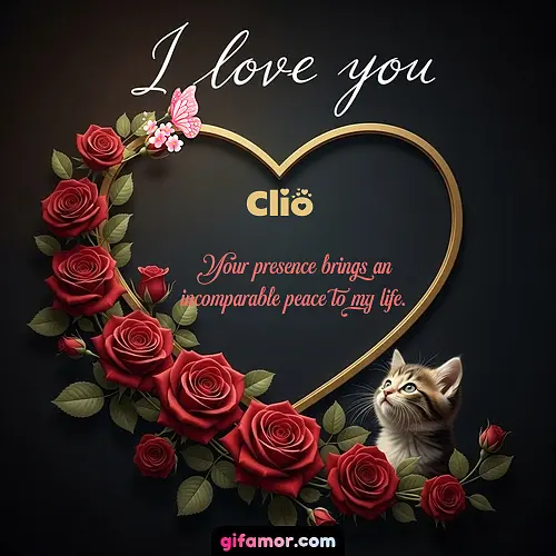 I love you Clio