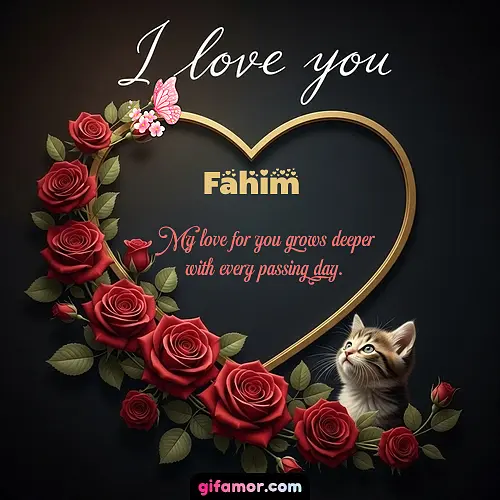 I love you Fahim