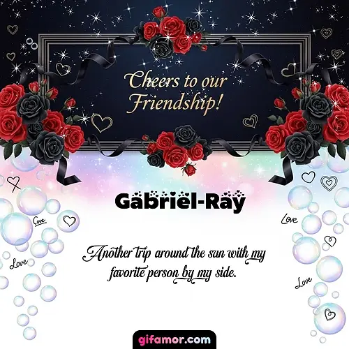 Cheers to our friendship!  V Gabriel-Ray Gif Download