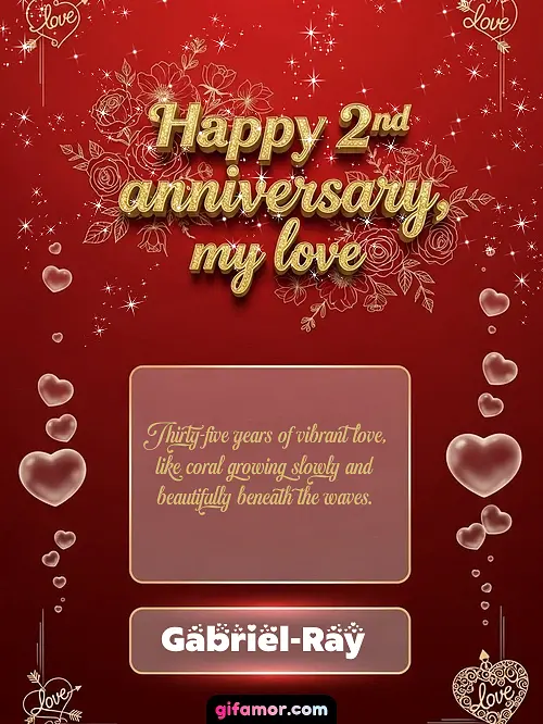 Happy 2st anniversary, my love III Gabriel-Ray