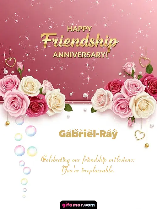 Happy friendship anniversary! Gabriel-Ray Gif Download