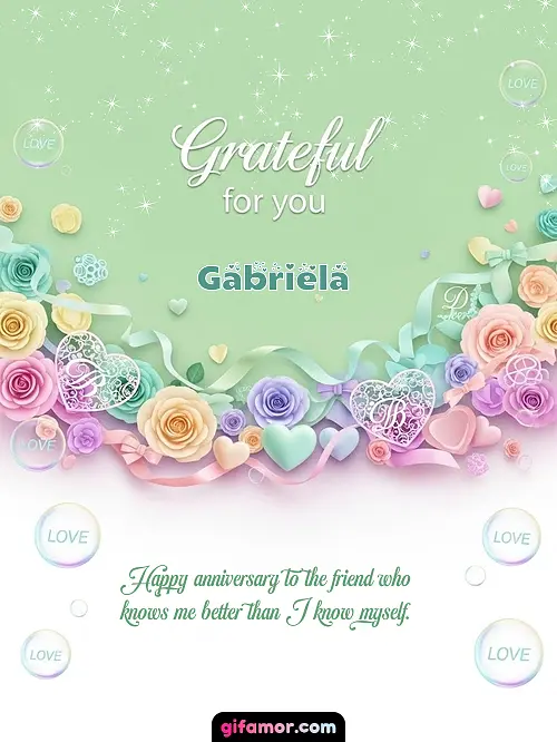 Grateful for you! III Gabriela