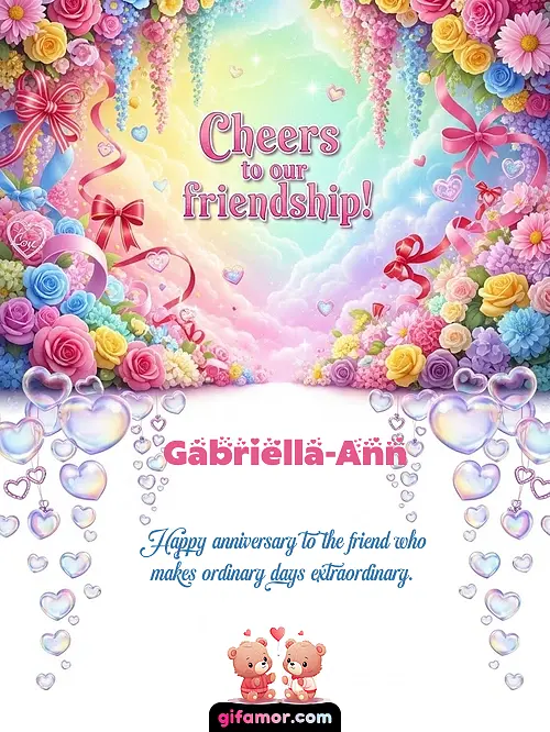 Cheers to our friendship! I Gabriella-Ann