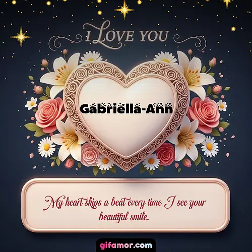 I Love You XVI Gabriella-Ann
