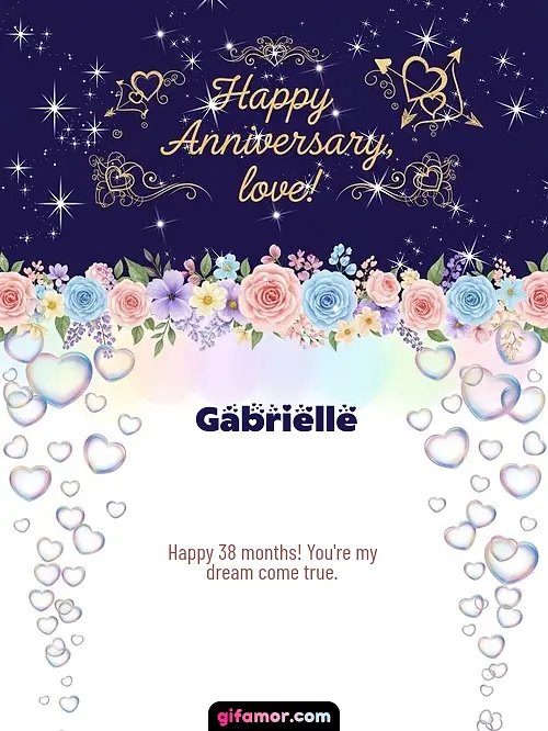 Happy anniversary, love! Gabrielle Gif Download