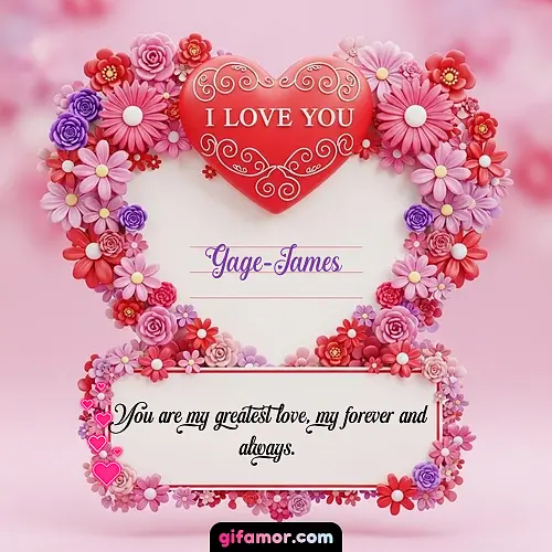 I Love You IX Gage-James