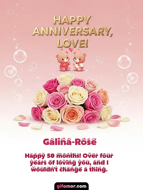 Happy anniversary, love! IV Galina-Rose