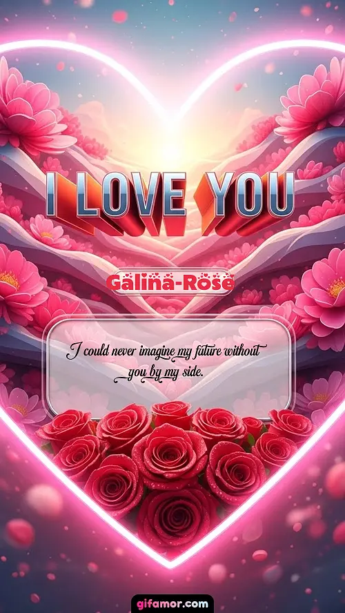 I Love You XXVI Galina-Rose