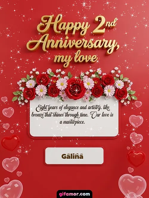 Happy 2st anniversary, my love I Galina