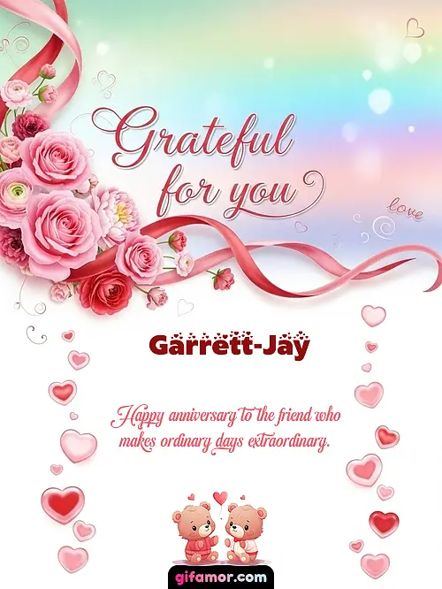 Grateful for you! II Garrett-Jay