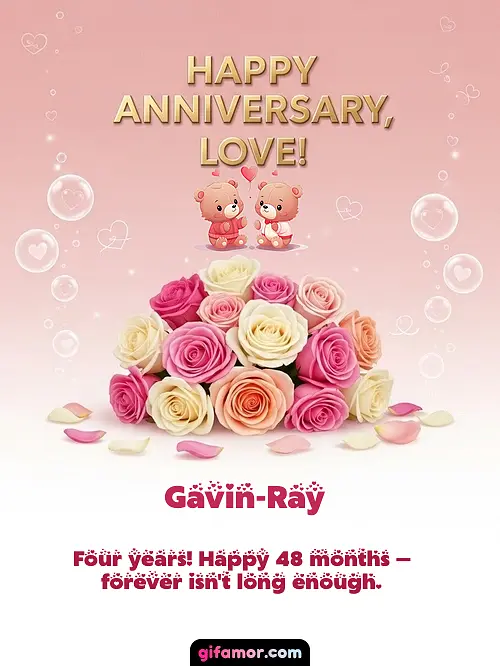 Happy anniversary, love! IV Gavin-Ray