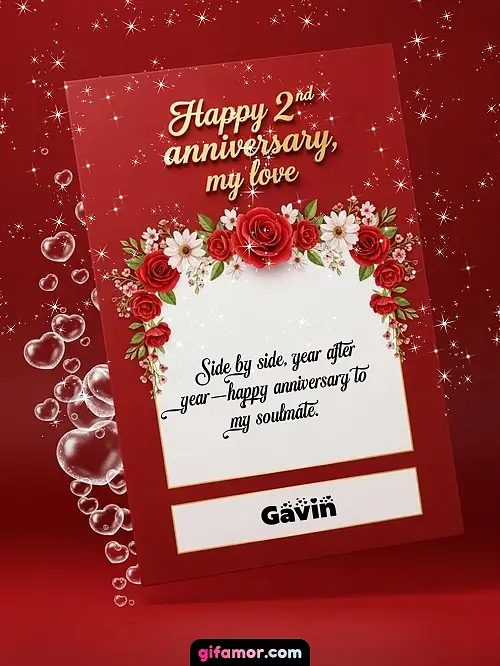 Happy 2st anniversary, my love II Gavin