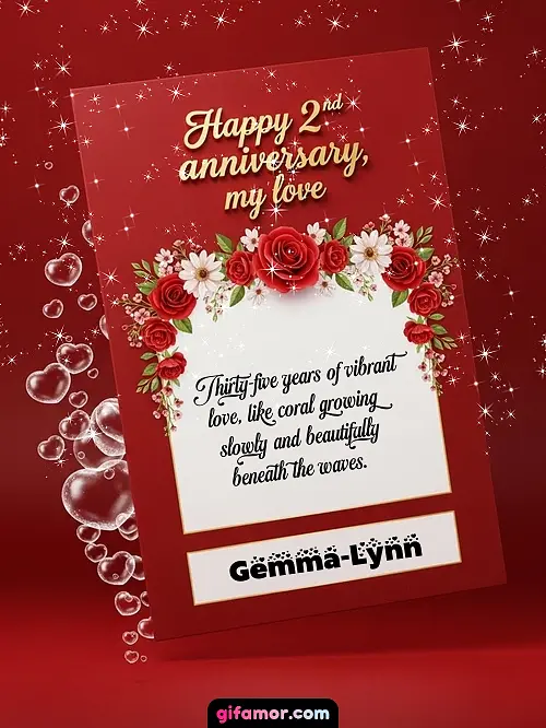 Happy 2st anniversary, my love II Gemma-Lynn