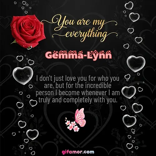 You are my everything I Gemma-Lynn