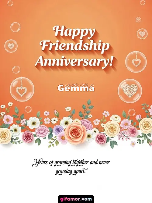 Happy friendship anniversary! III Gemma