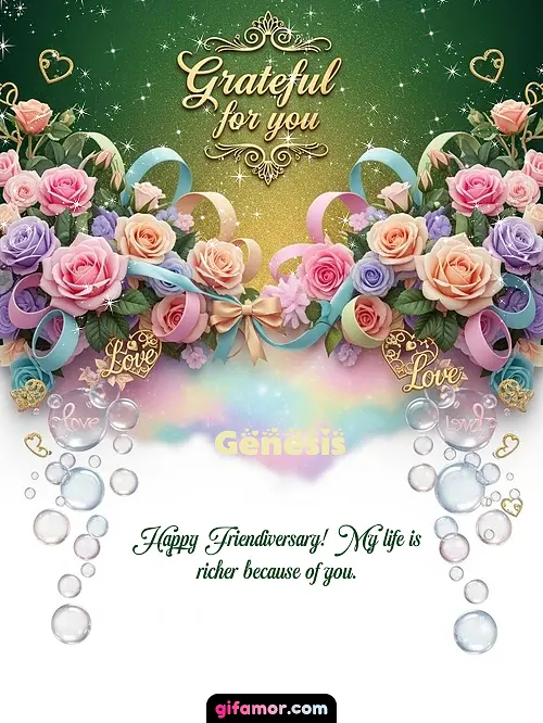 Grateful for you! IV Genesis