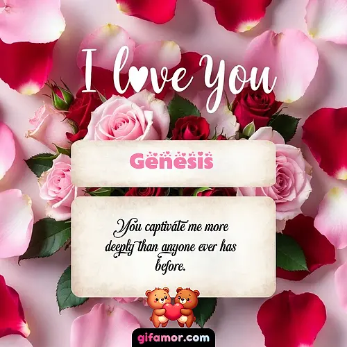 I love you V Genesis