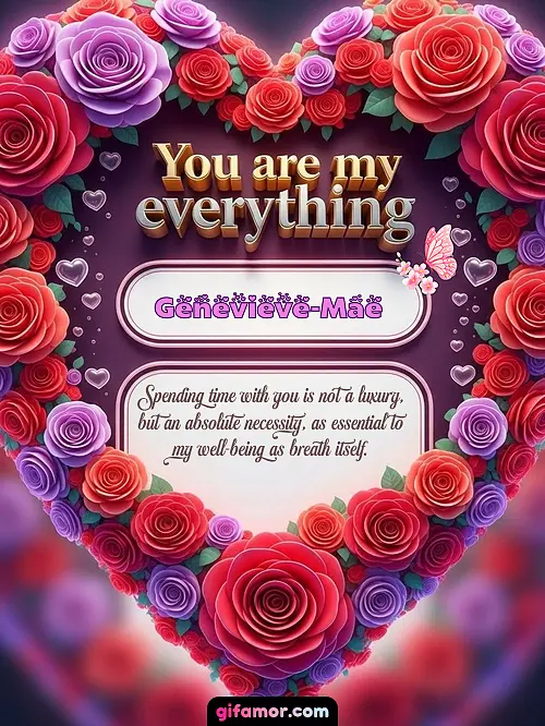 You are my everything IV Genevieve-Mae