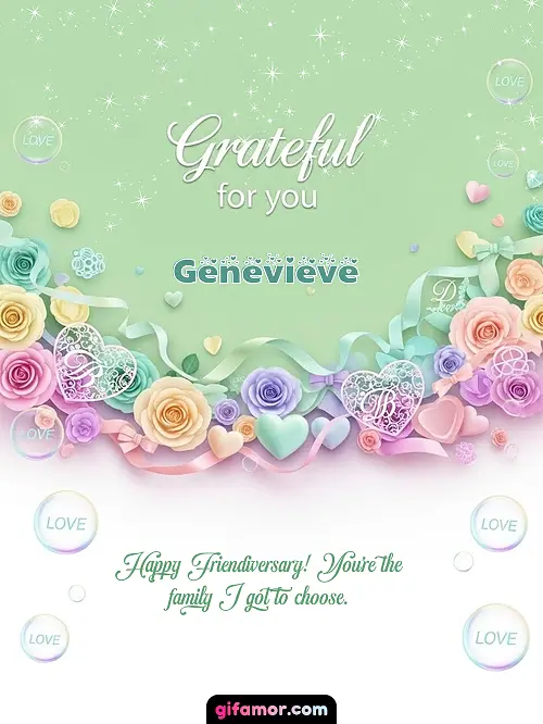 Grateful for you! III Genevieve
