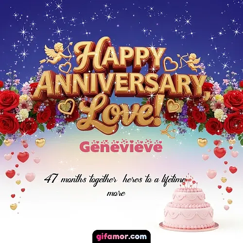 Happy one month anniversary, love! Genevieve