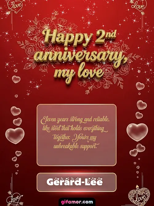 Happy 2st anniversary, my love III Gerard-Lee