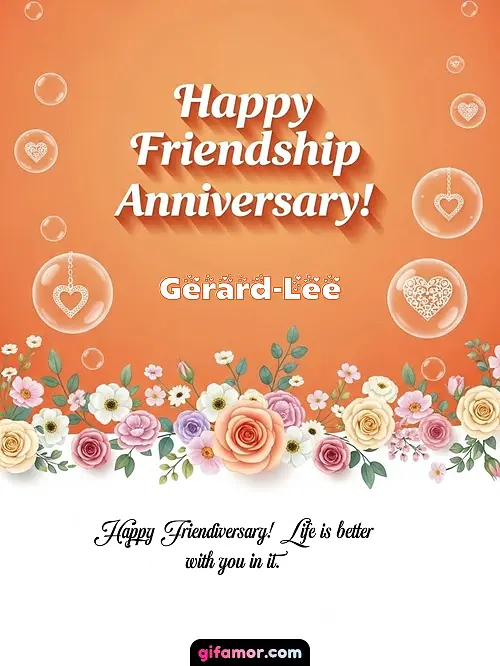 Happy friendship anniversary! III Gerard-Lee Gif Download