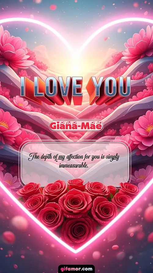 I Love You XXVI Giana-Mae