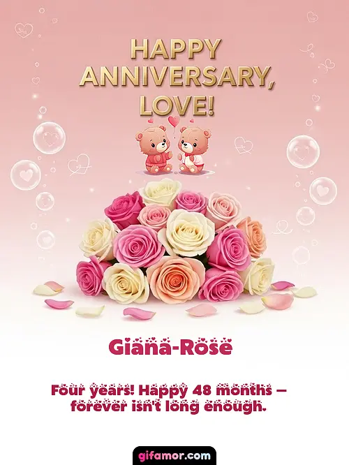 Happy anniversary, love! IV Giana-Rose