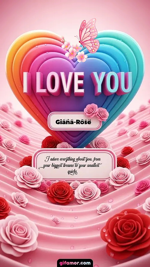 I Love You XXV Giana-Rose