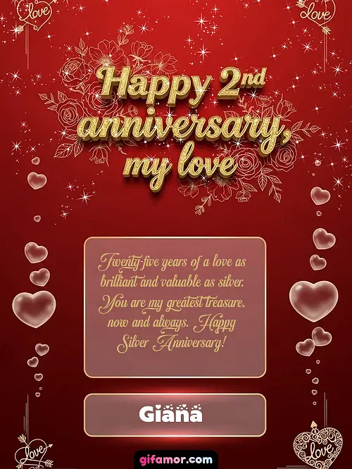 Happy 2st anniversary, my love III Giana