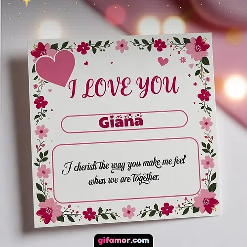 I Love You III Giana