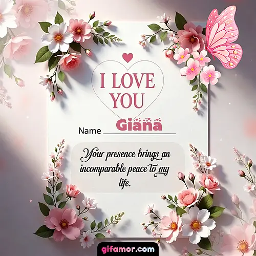 I love you IV Giana
