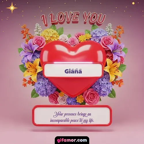 I Love You XX Giana