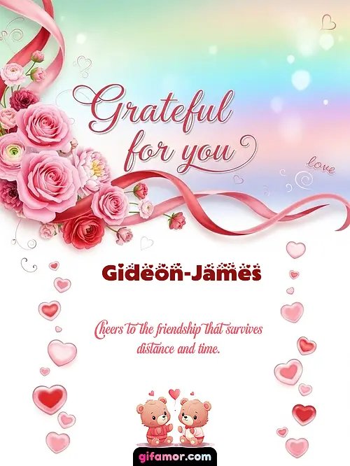 Grateful for you! II Gideon-James