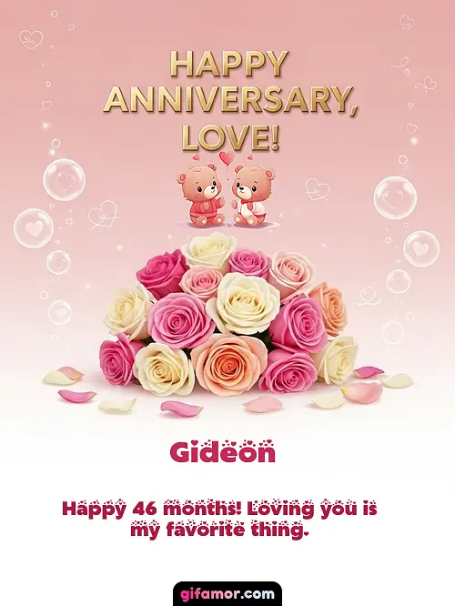 Happy anniversary, love! IV Gideon