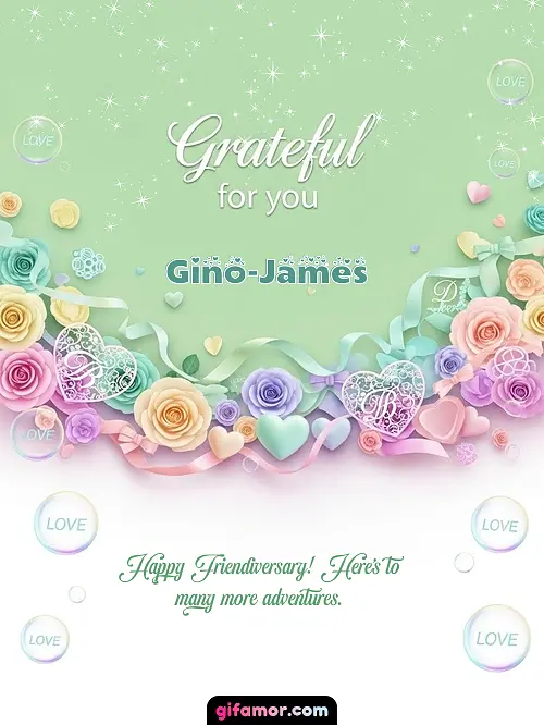 Grateful for you! III Gino-James