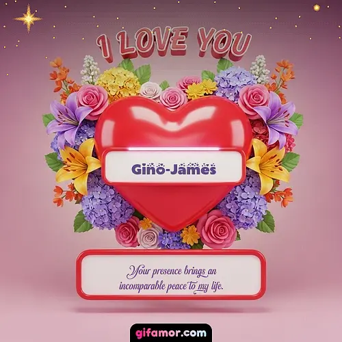 I Love You XX Gino-James