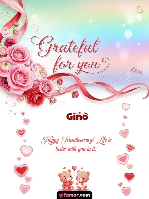 Grateful for you! II Gino