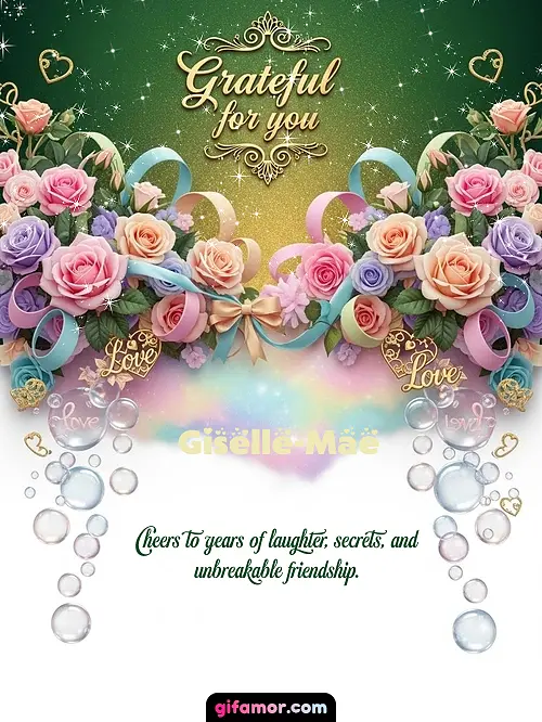 Grateful for you! IV Giselle-Mae
